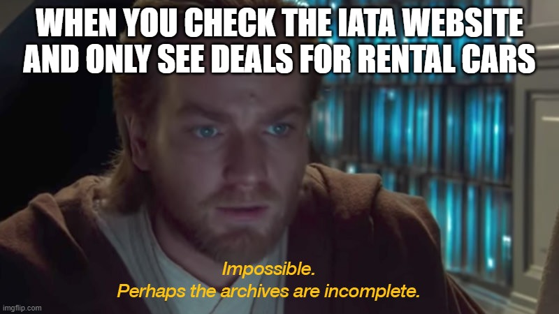 Stars Wars Memes for Travel Agents